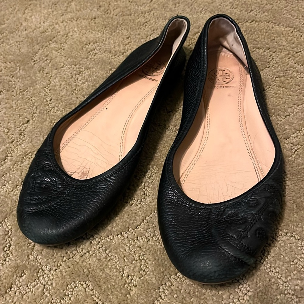Tory Burch black flats.